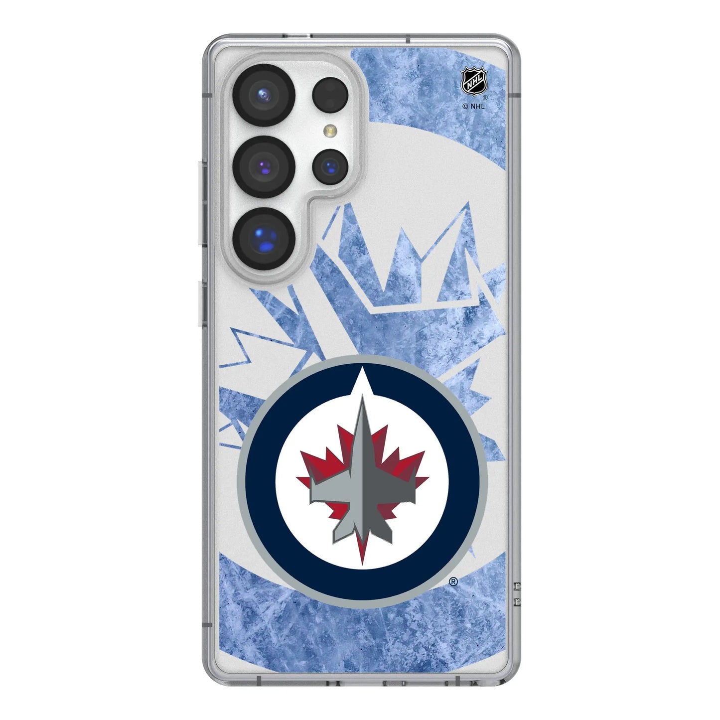 Winnipeg Jets Ice Tilt Clear Phone Case for Samsung Galaxy