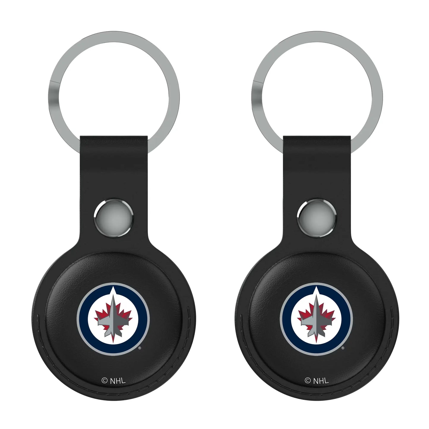 Winnipeg Jets Insignia Black Airtag Holder 2-Pack