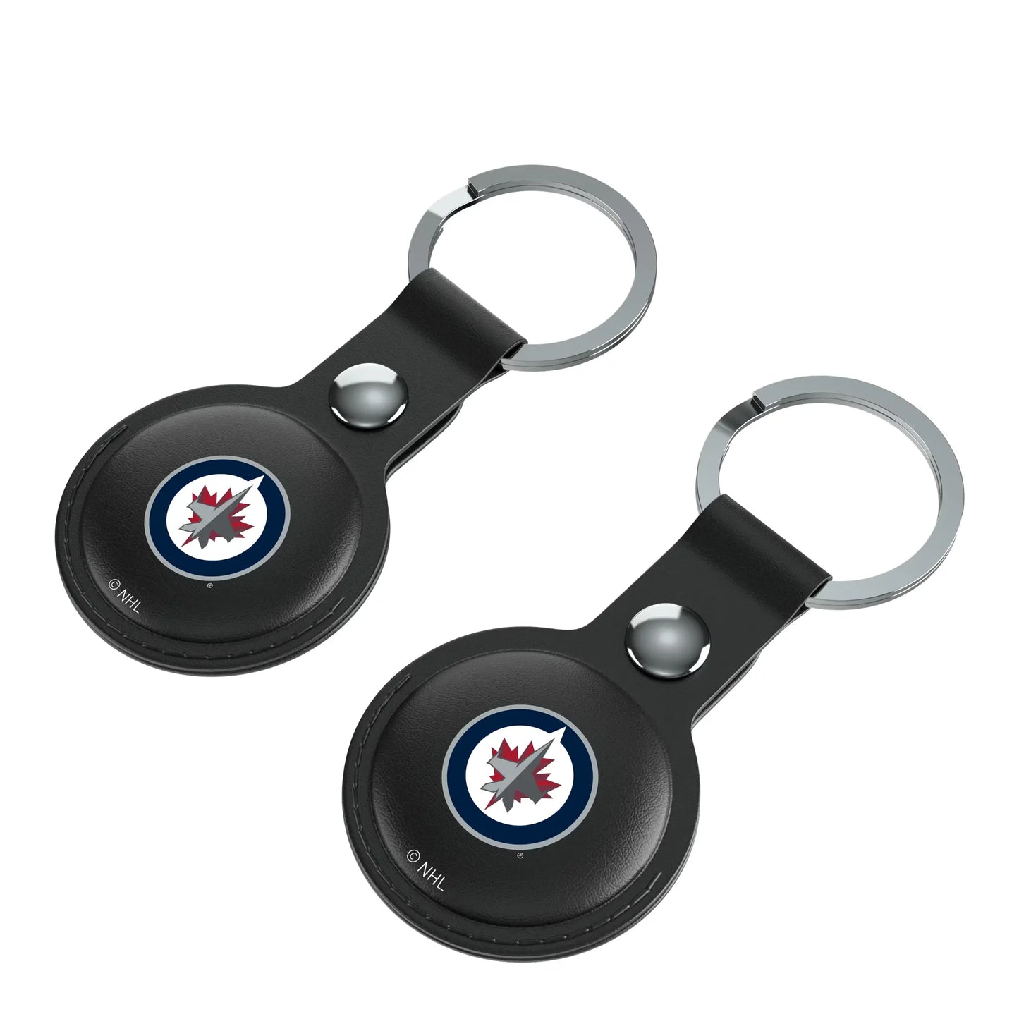Winnipeg Jets Insignia Black Airtag Holder 2-Pack