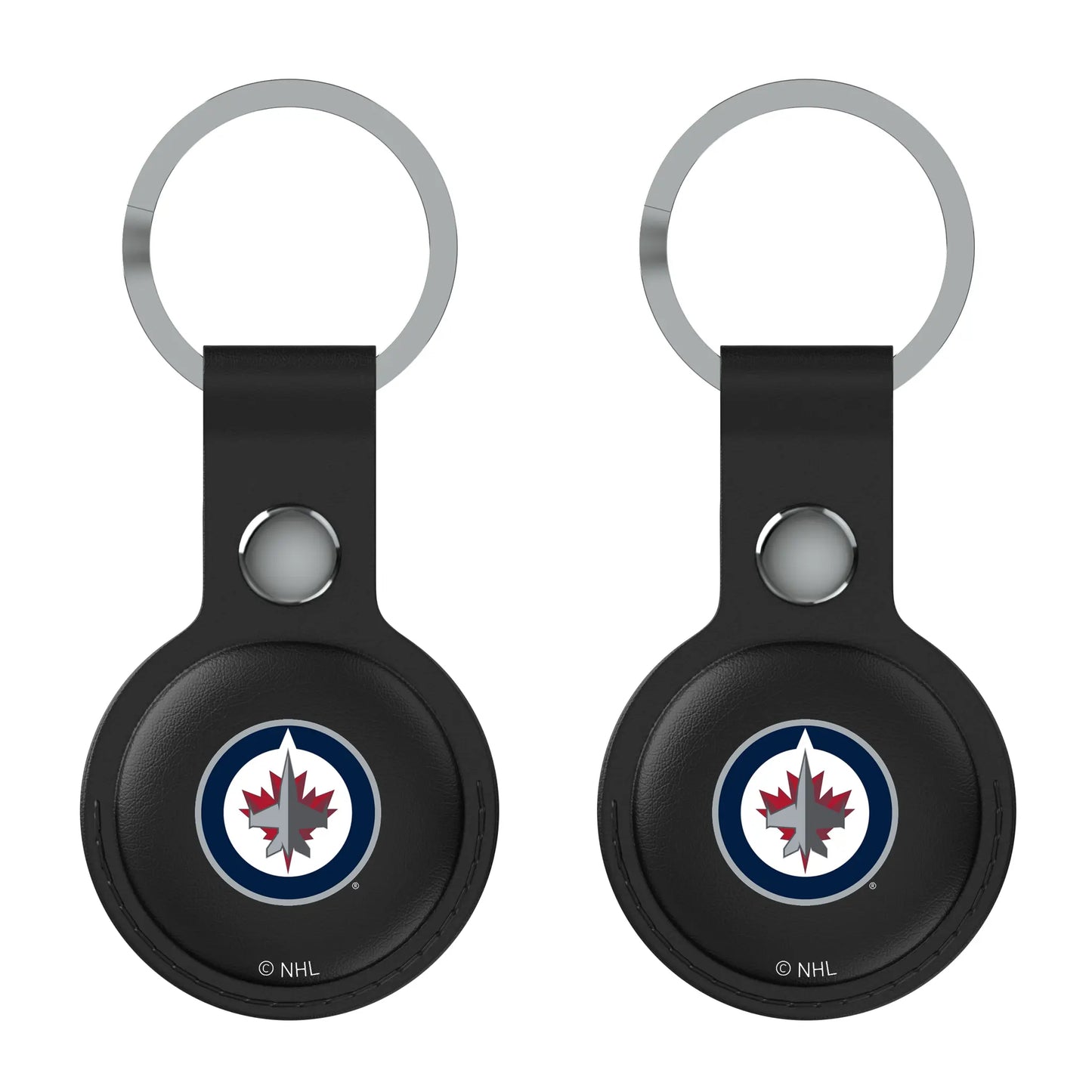 Winnipeg Jets Insignia Black Airtag Holder 2-Pack