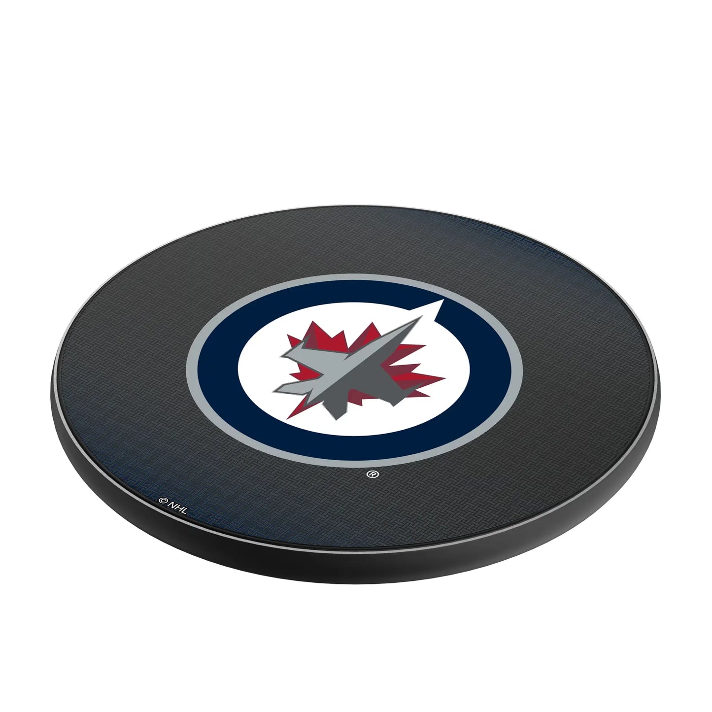 Winnipeg Jets Linen 15-Watt Wireless Charger