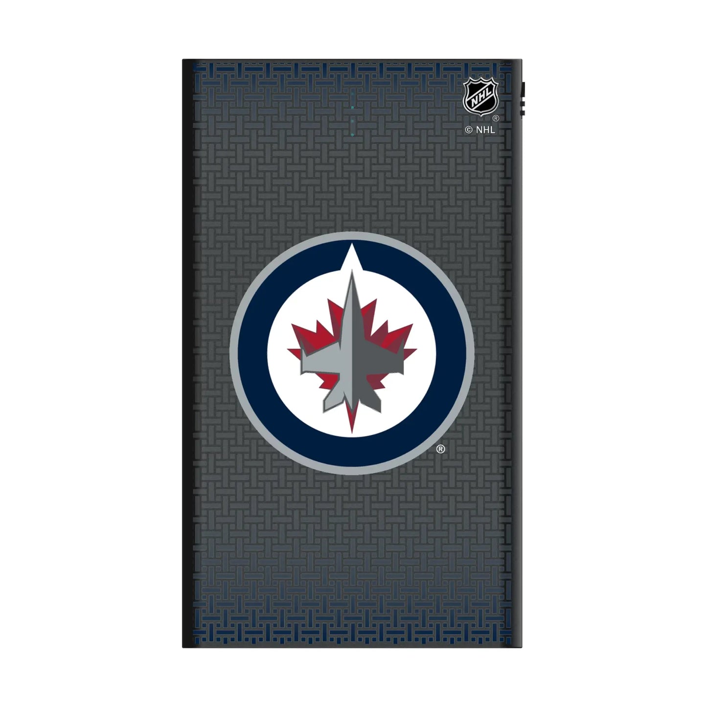 Winnipeg Jets Linen 5000mAh Flat Powerbank