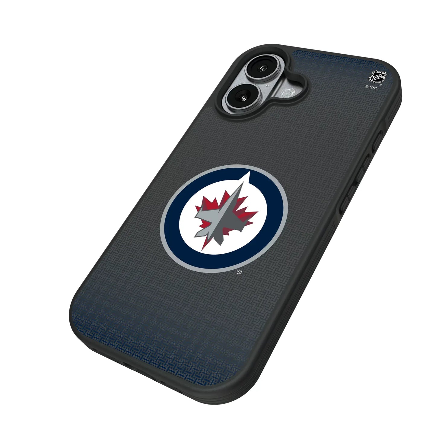 Winnipeg Jets Linen Bump Phone Case for Apple iPhone