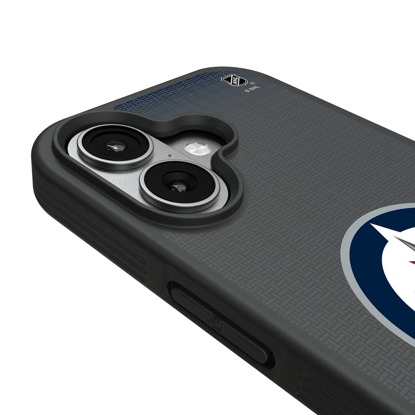 Winnipeg Jets Linen Bump Phone Case for Apple iPhone