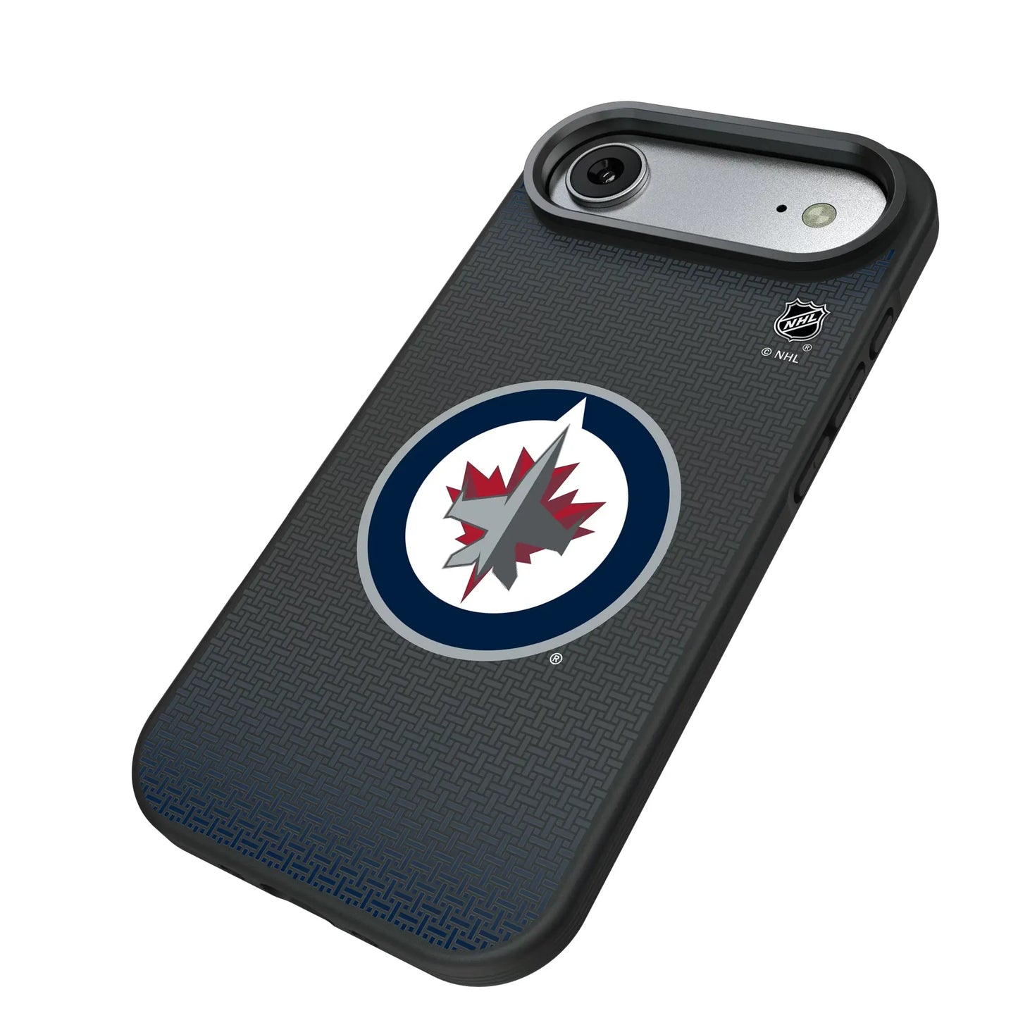 Winnipeg Jets Linen Bump Phone Case for Apple iPhone