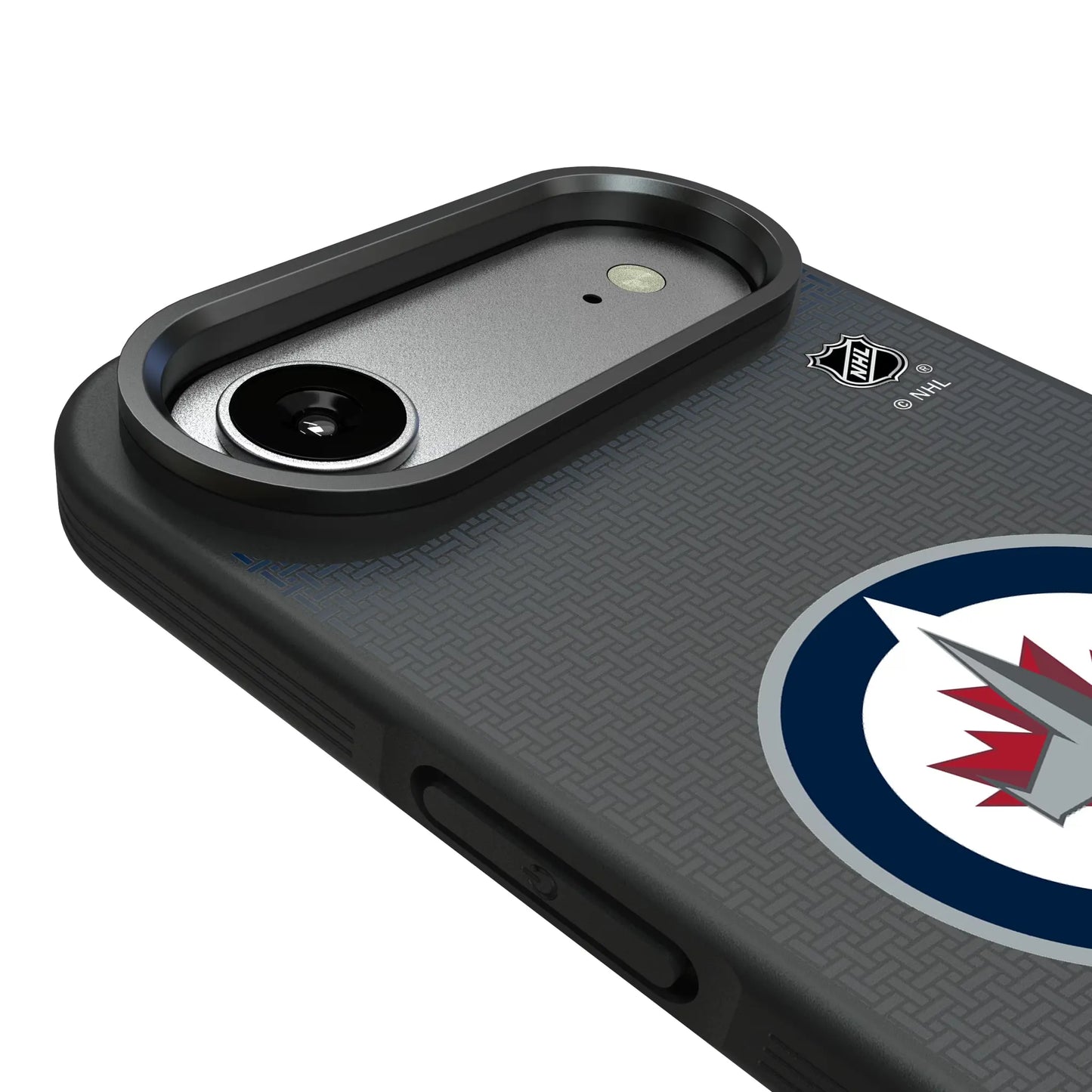Winnipeg Jets Linen Bump Phone Case for Apple iPhone