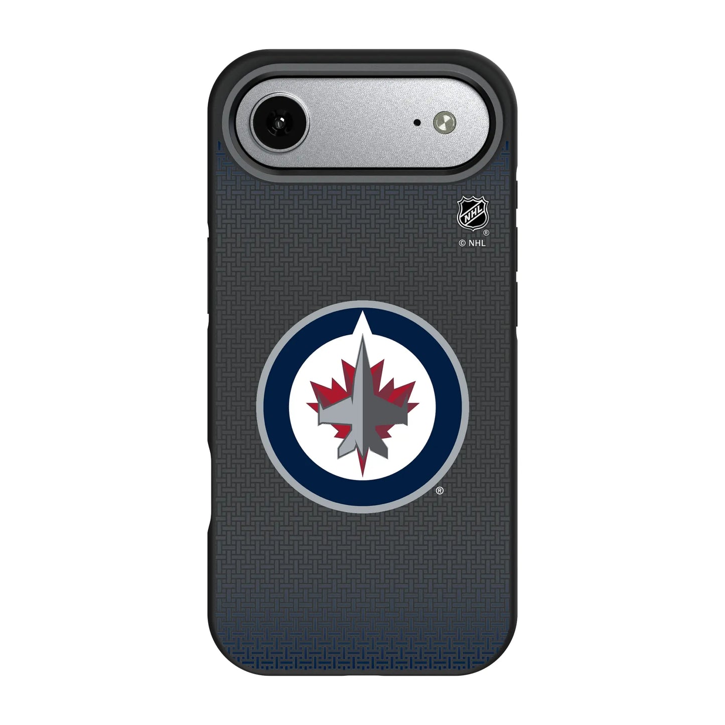 Winnipeg Jets Linen Bump Phone Case for Apple iPhone