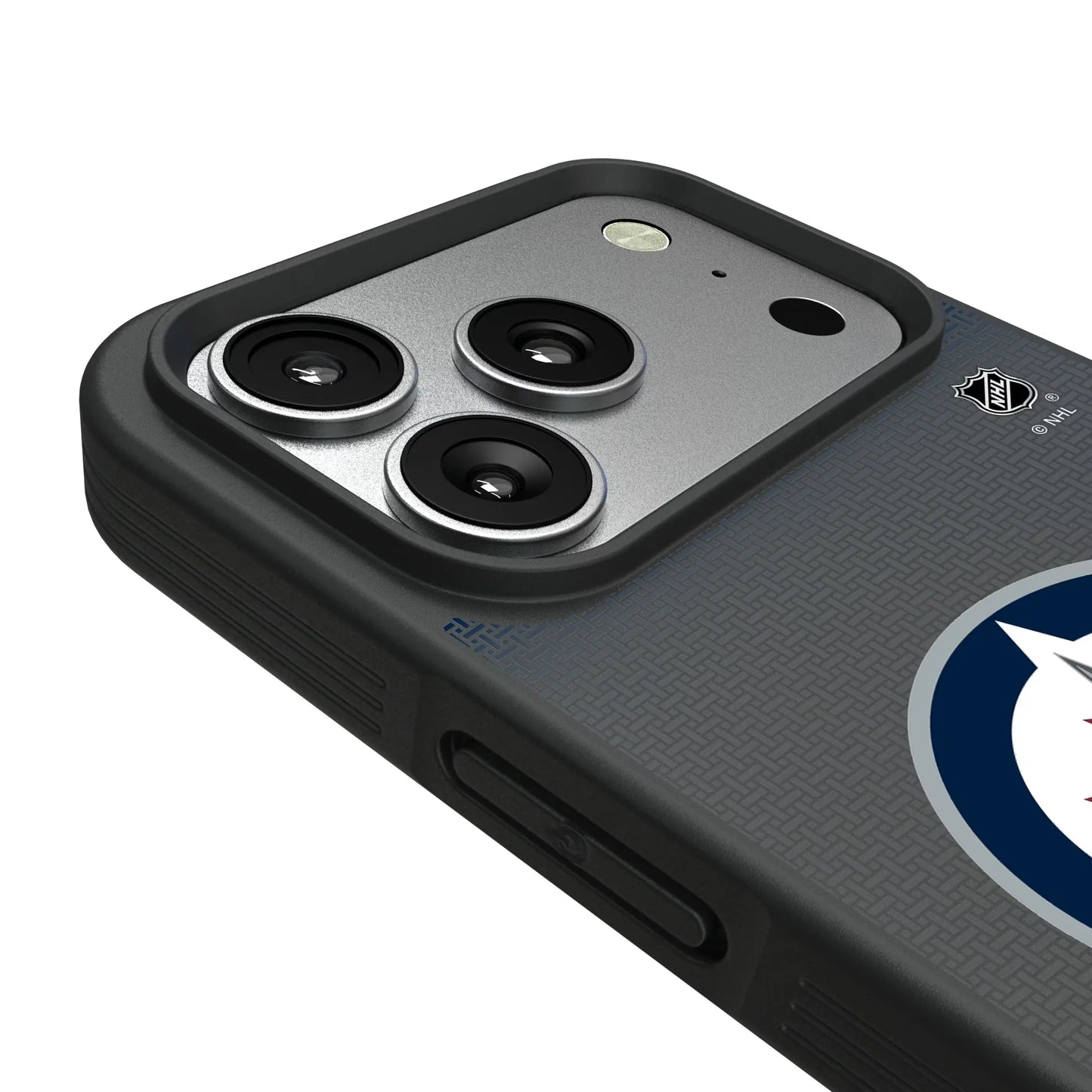Winnipeg Jets Linen Bump Phone Case for Apple iPhone