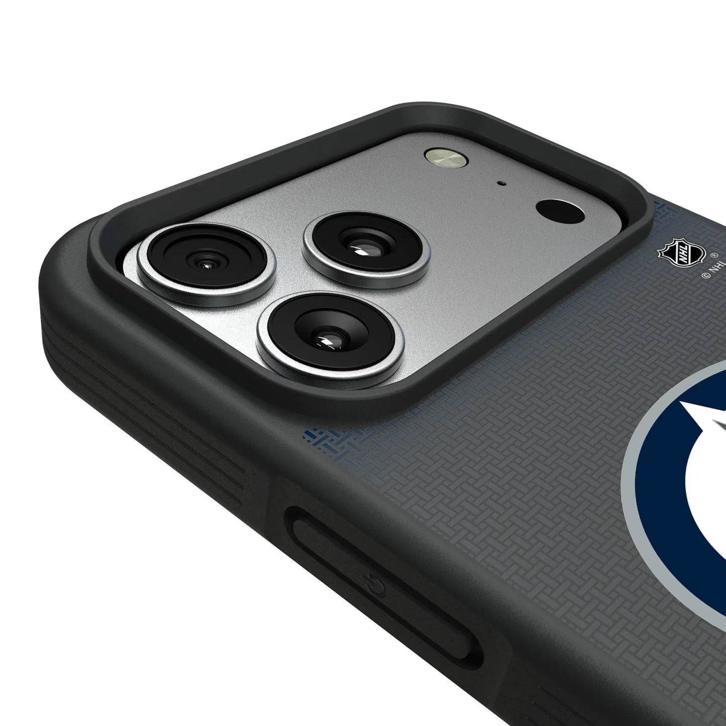 Winnipeg Jets Linen Bump Phone Case for Apple iPhone