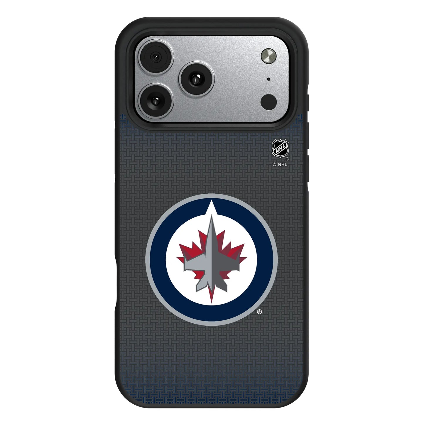 Winnipeg Jets Linen Bump Phone Case for Apple iPhone