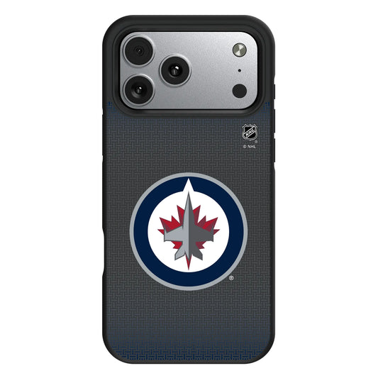 Winnipeg Jets Linen Bump Phone Case for Apple iPhone