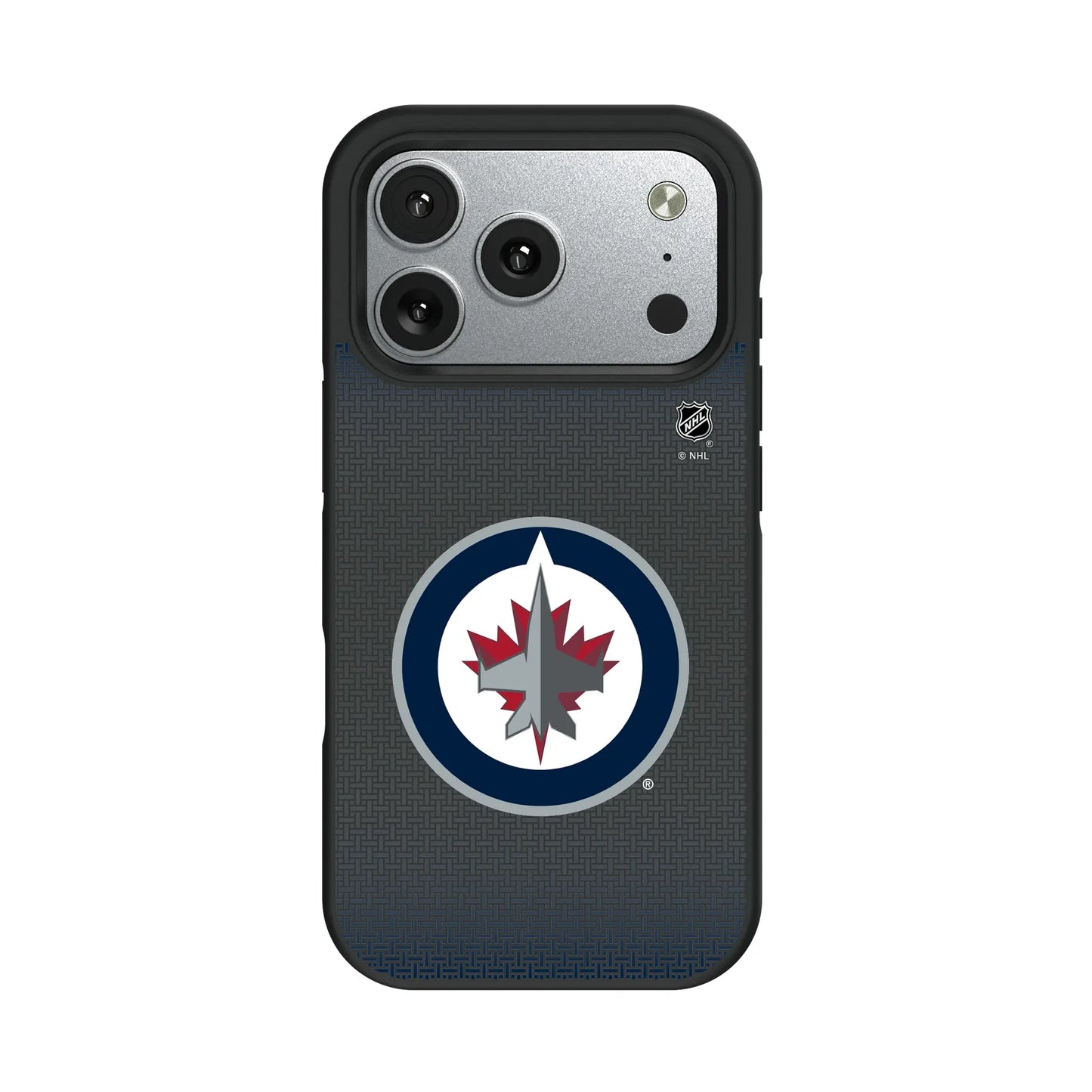 Winnipeg Jets Linen Bump Phone Case for Apple iPhone
