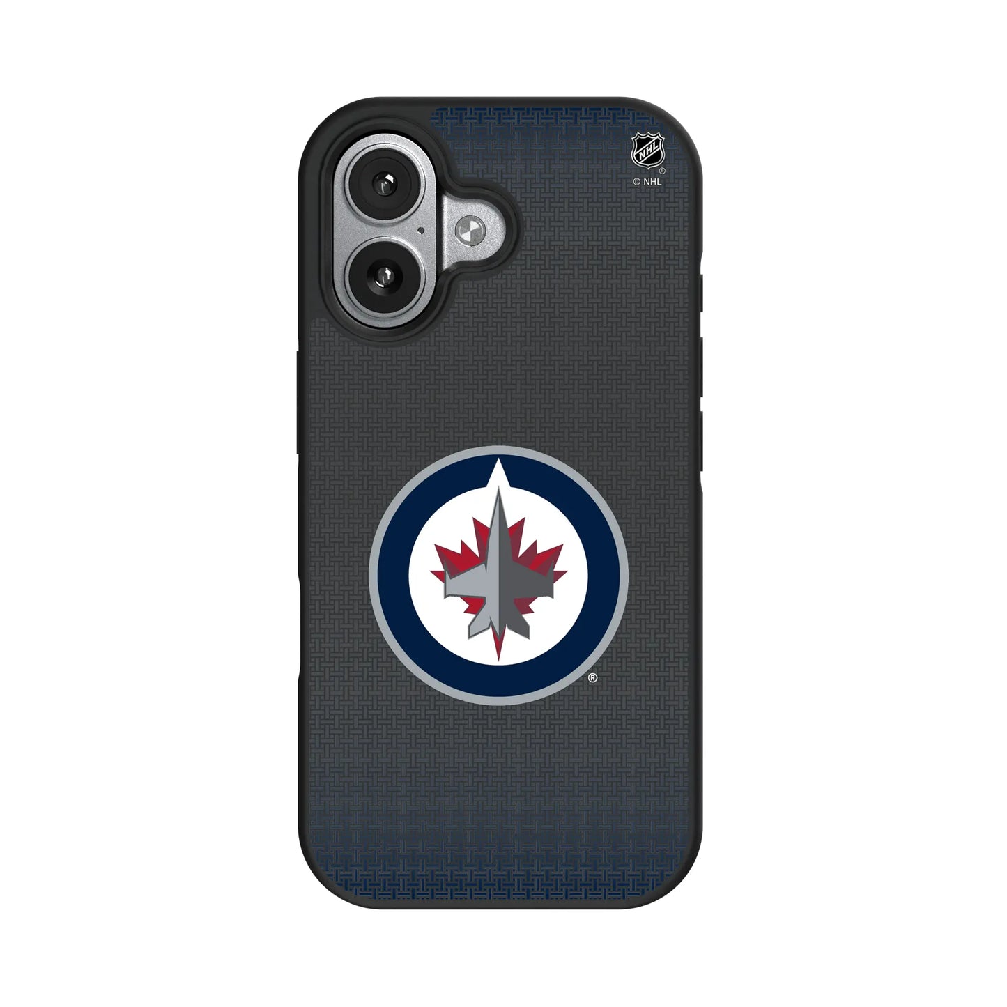 Winnipeg Jets Linen Bump Phone Case for Apple iPhone