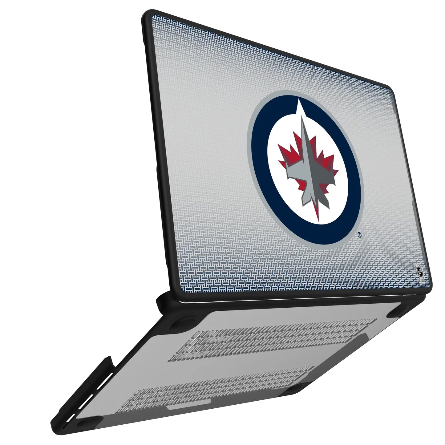 Winnipeg Jets Linen Laptop Case for Apple MacBook