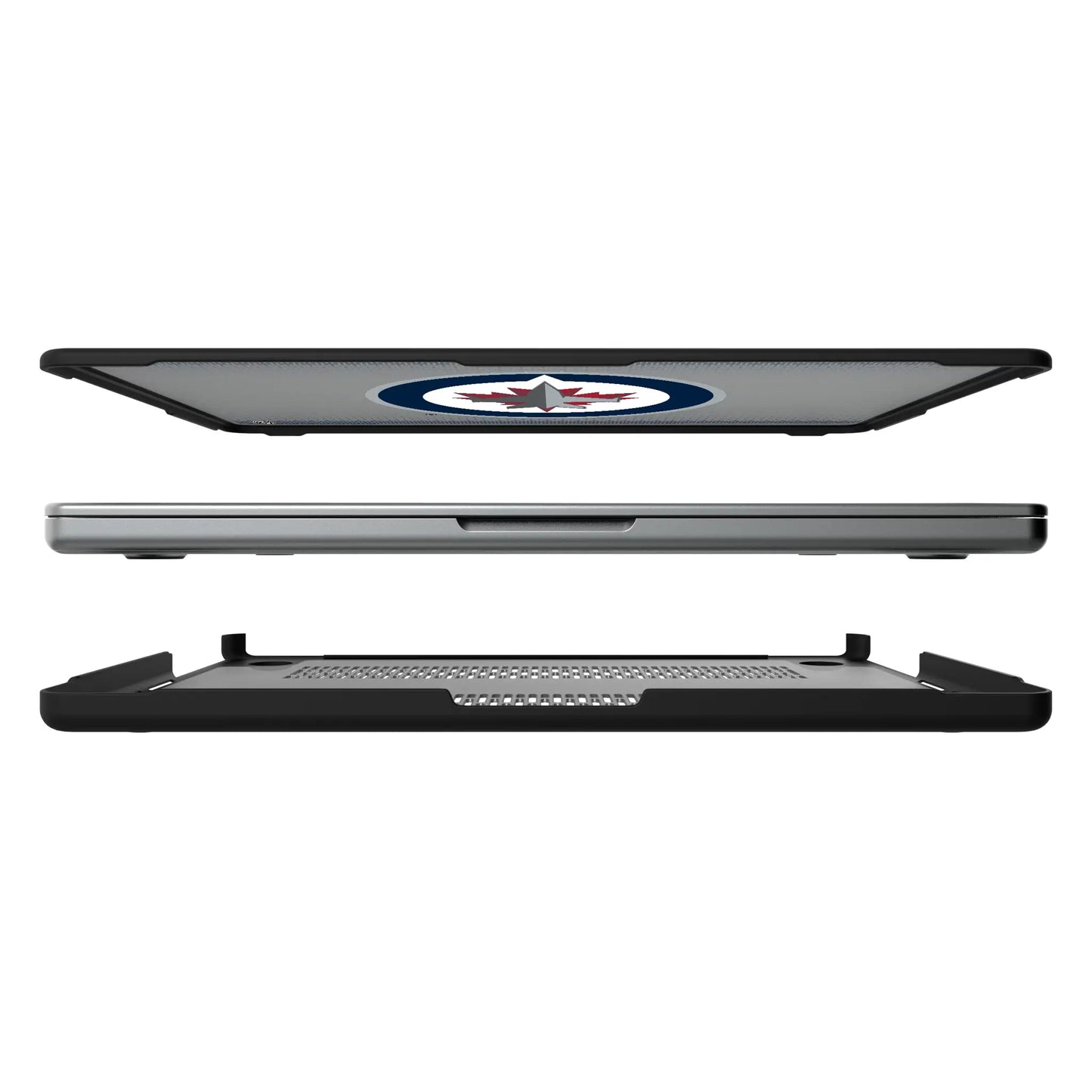 Winnipeg Jets Linen Laptop Case for Apple MacBook