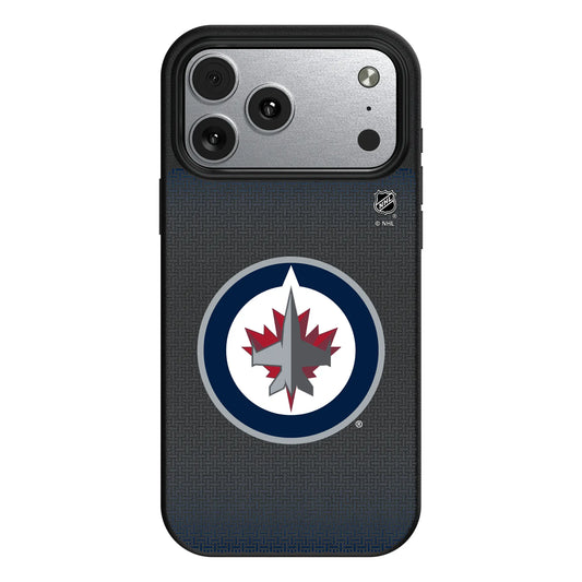 Winnipeg Jets Linen MagSafe Compatible Phone Case for Apple iPhone