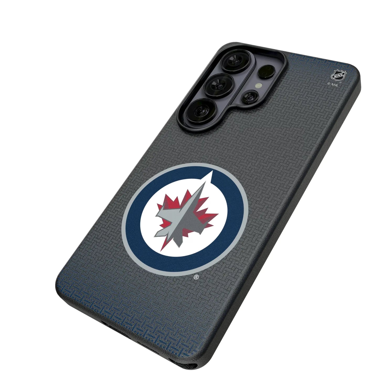 Winnipeg Jets Linen MagSafe Compatible Phone Case for Samsung Galaxy