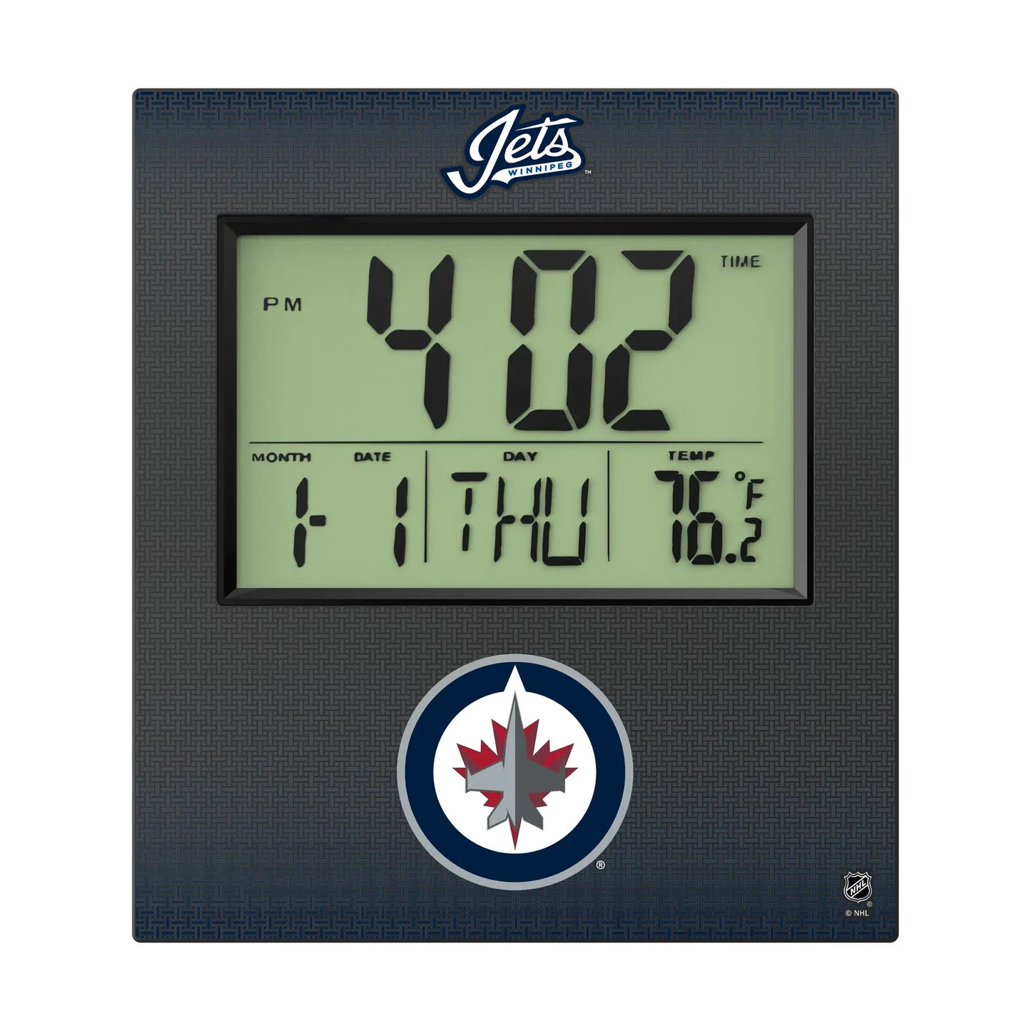 Winnipeg Jets Linen Wall Clock
