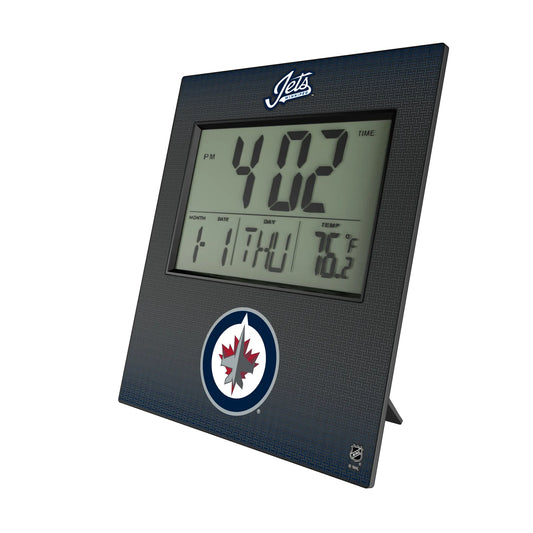 Winnipeg Jets Linen Wall Clock