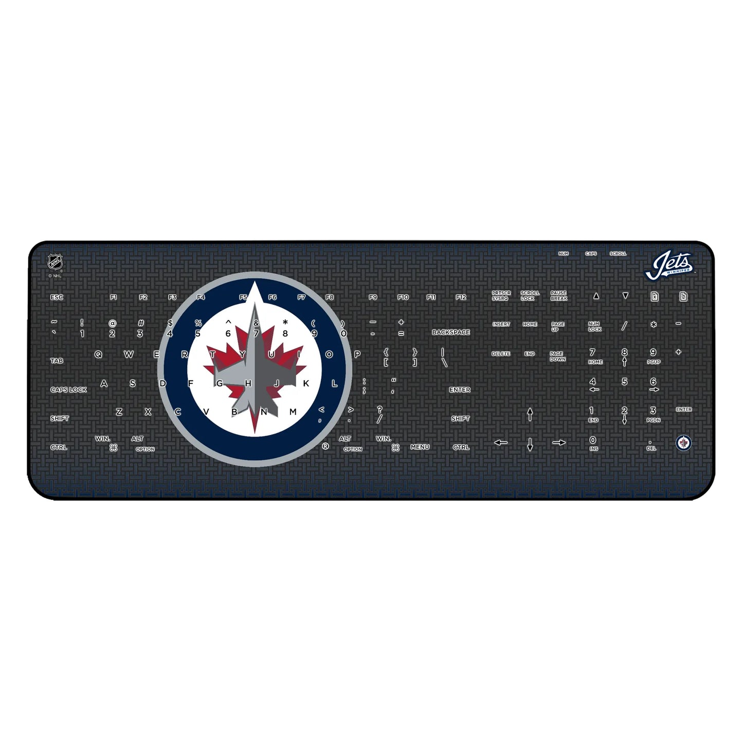 Winnipeg Jets Linen Wireless USB Keyboard