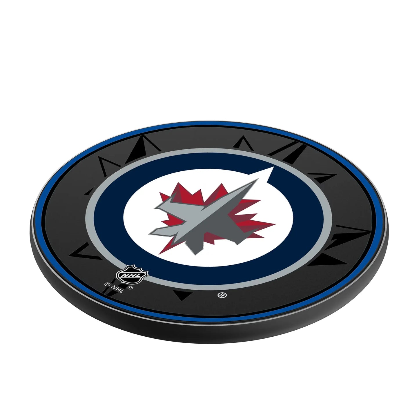 Winnipeg Jets Monocolor Tilt 15-Watt Wireless Charger