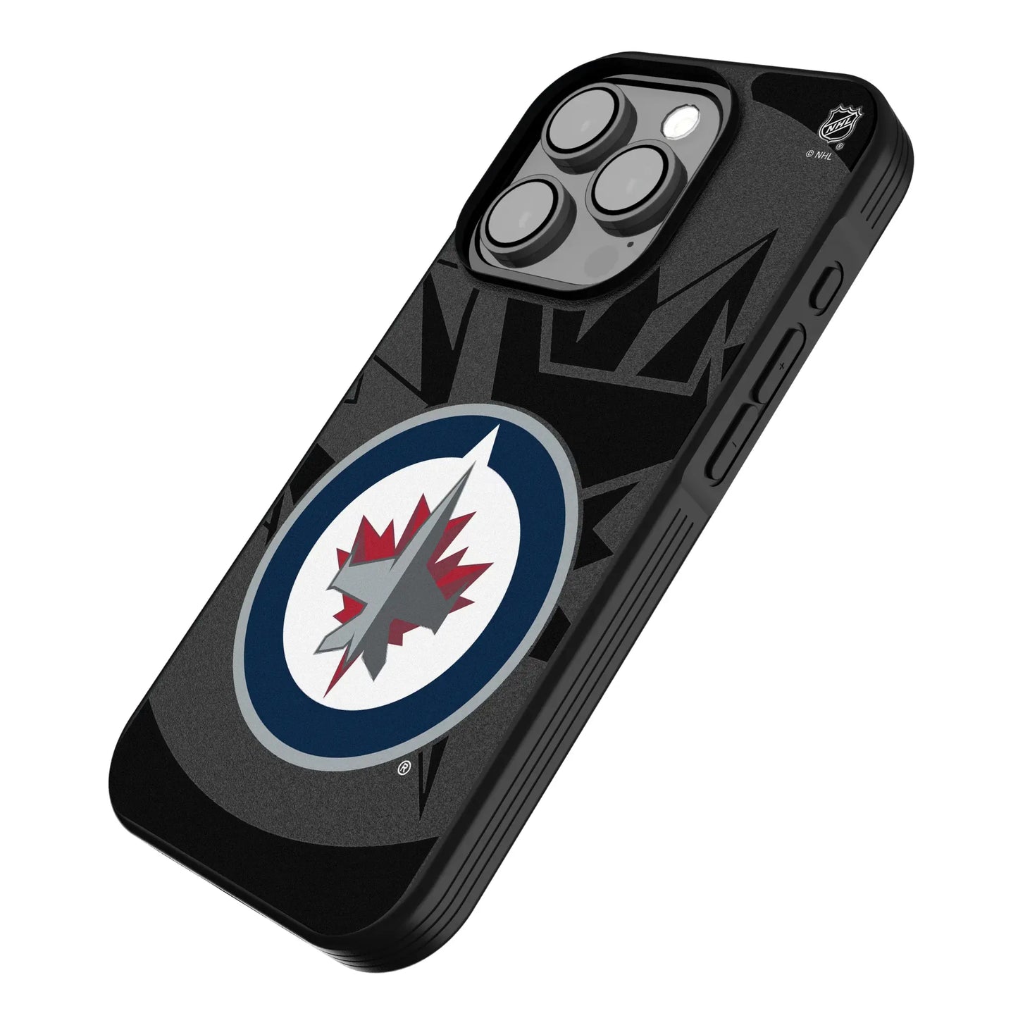 Winnipeg Jets Monocolor Tilt Bump Phone Case for Apple iPhone