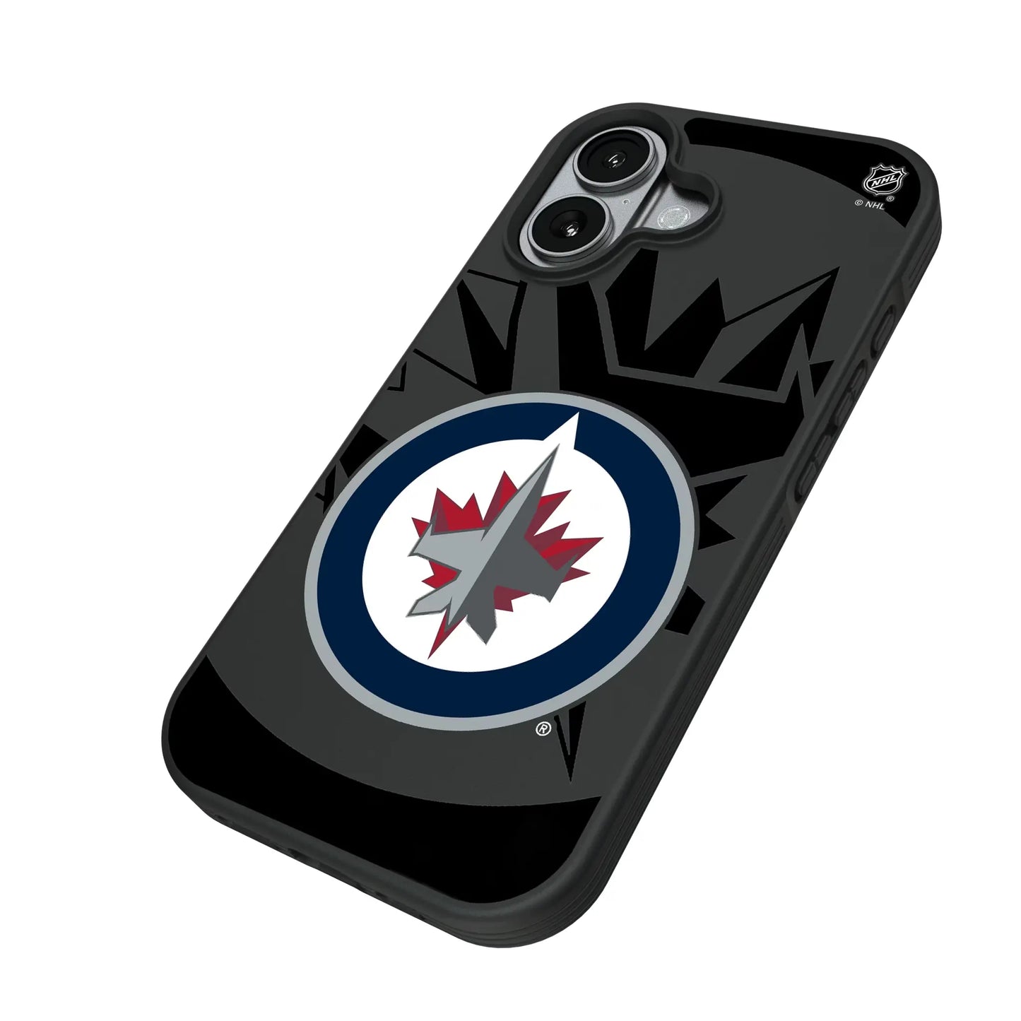 Winnipeg Jets Monocolor Tilt Bump Phone Case for Apple iPhone