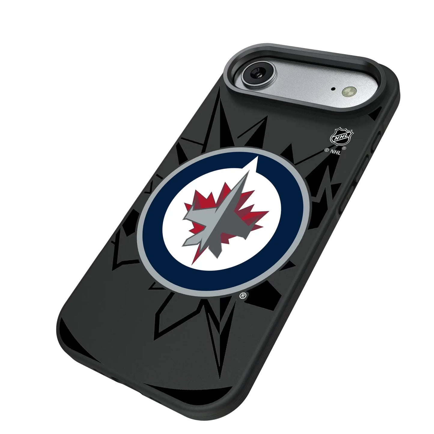 Winnipeg Jets Monocolor Tilt Bump Phone Case for Apple iPhone