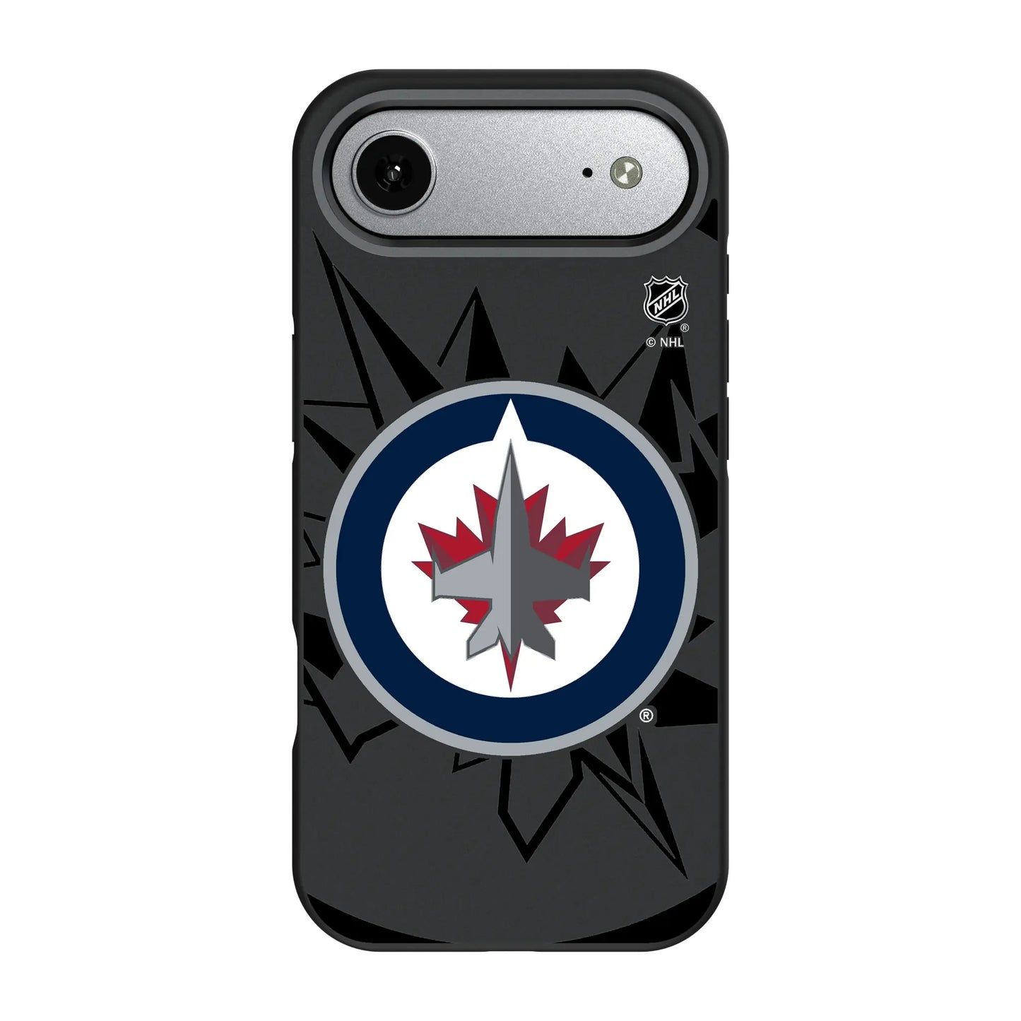 Winnipeg Jets Monocolor Tilt Bump Phone Case for Apple iPhone