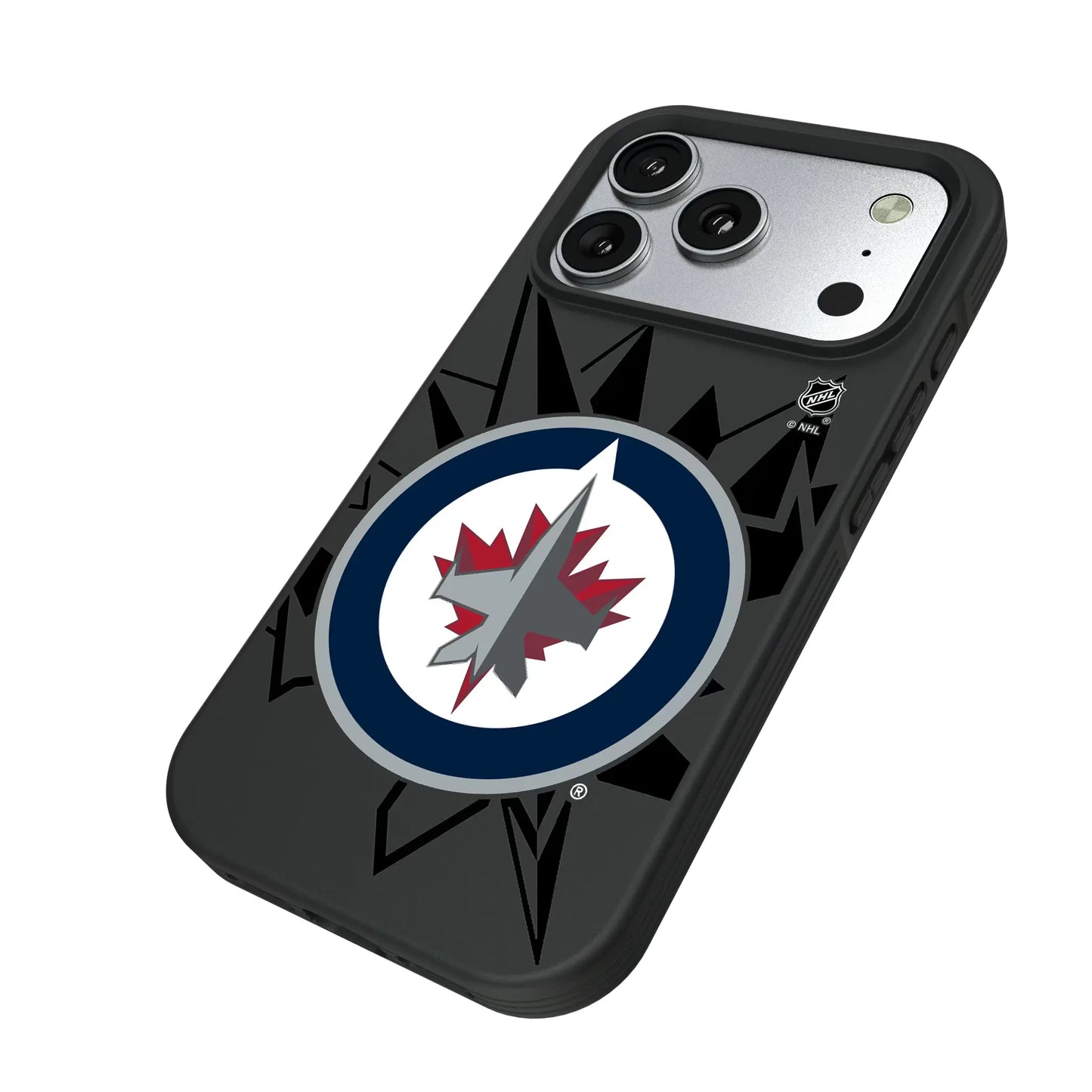 Winnipeg Jets Monocolor Tilt Bump Phone Case for Apple iPhone