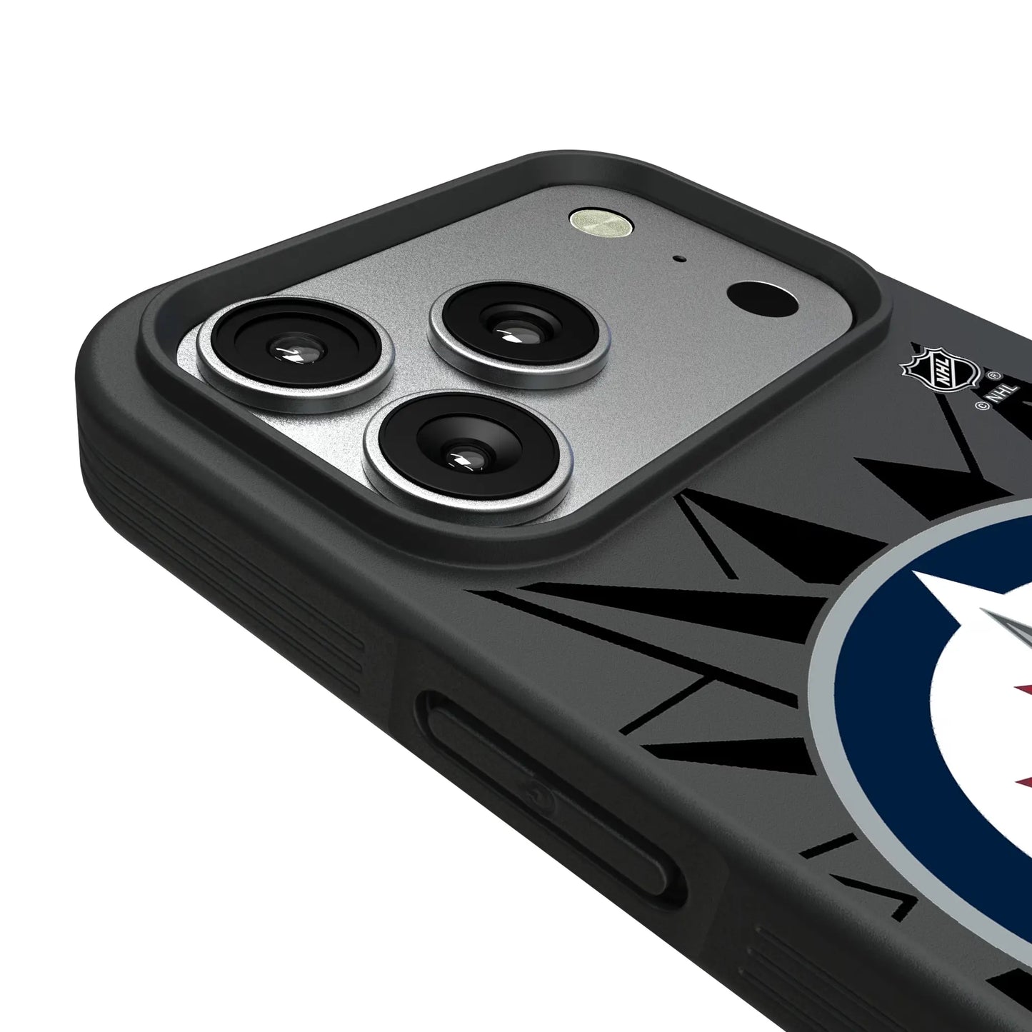 Winnipeg Jets Monocolor Tilt Bump Phone Case for Apple iPhone