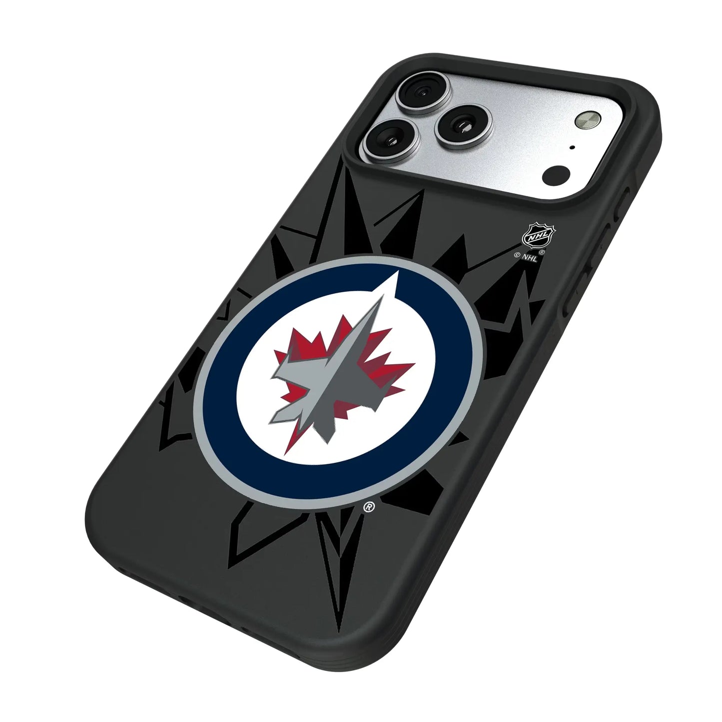 Winnipeg Jets Monocolor Tilt Bump Phone Case for Apple iPhone