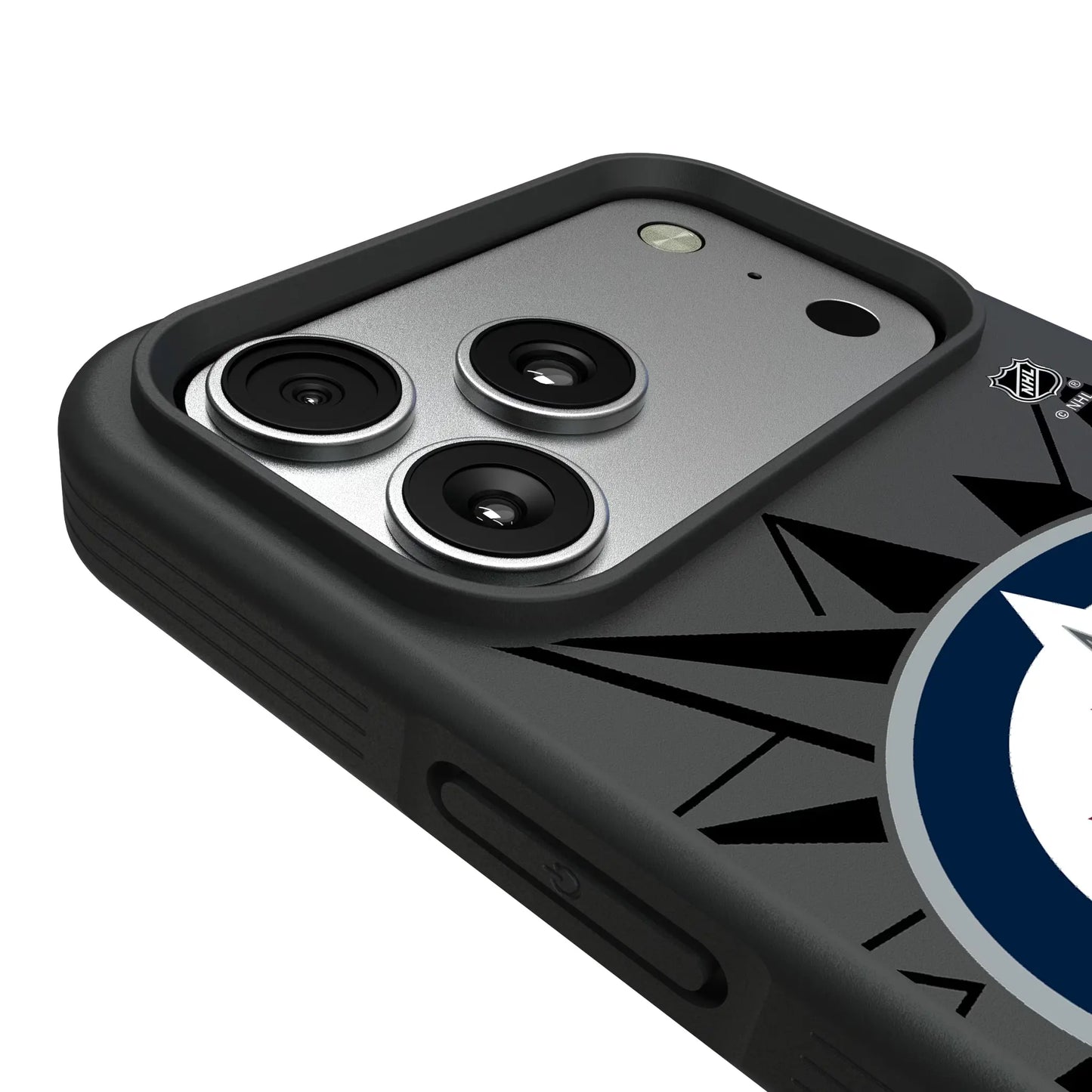 Winnipeg Jets Monocolor Tilt Bump Phone Case for Apple iPhone