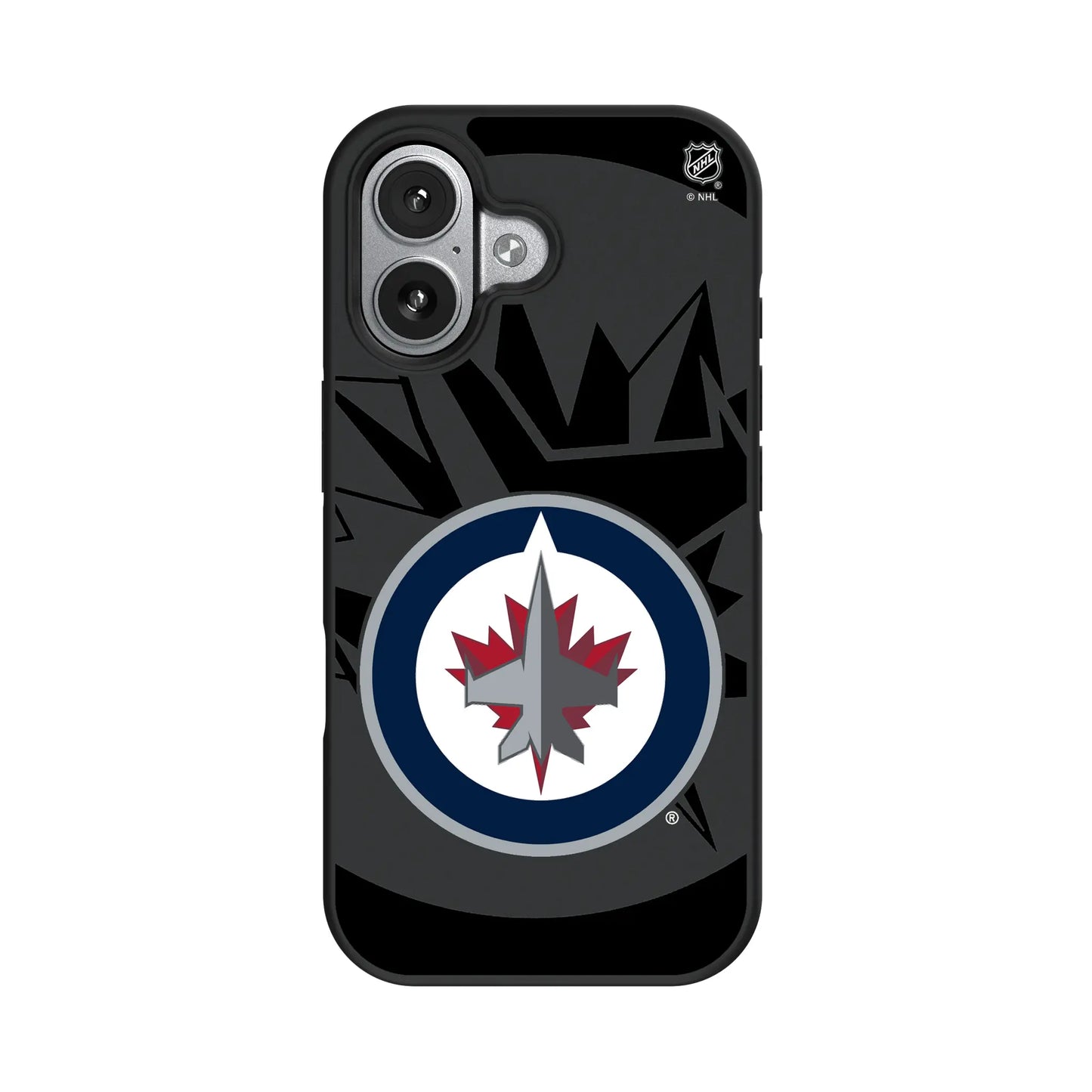 Winnipeg Jets Monocolor Tilt Bump Phone Case for Apple iPhone