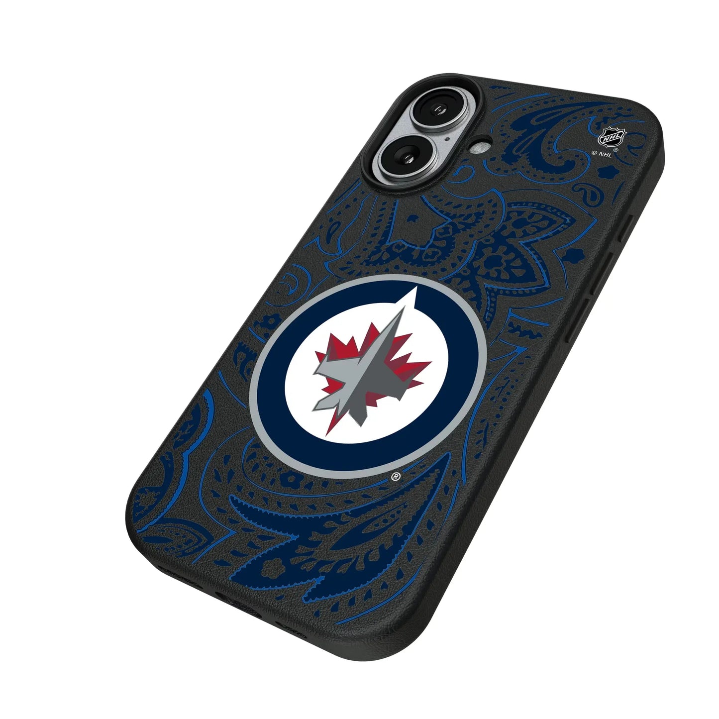 Winnipeg Jets Paisley MagSafe Compatible Phone Case for Apple iPhone