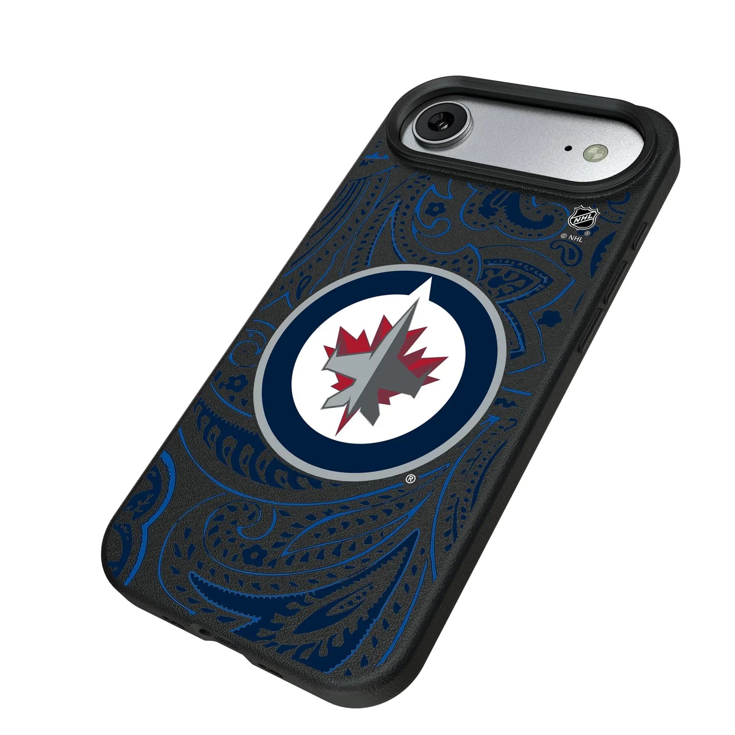 Winnipeg Jets Paisley MagSafe Compatible Phone Case for Apple iPhone