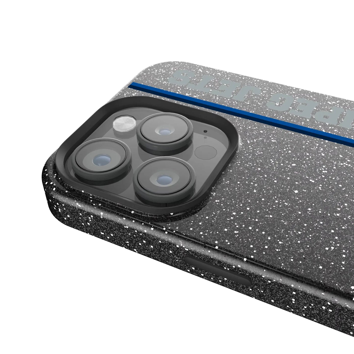 Winnipeg Jets Sidebar Black Bling Phone Case for Apple iPhone
