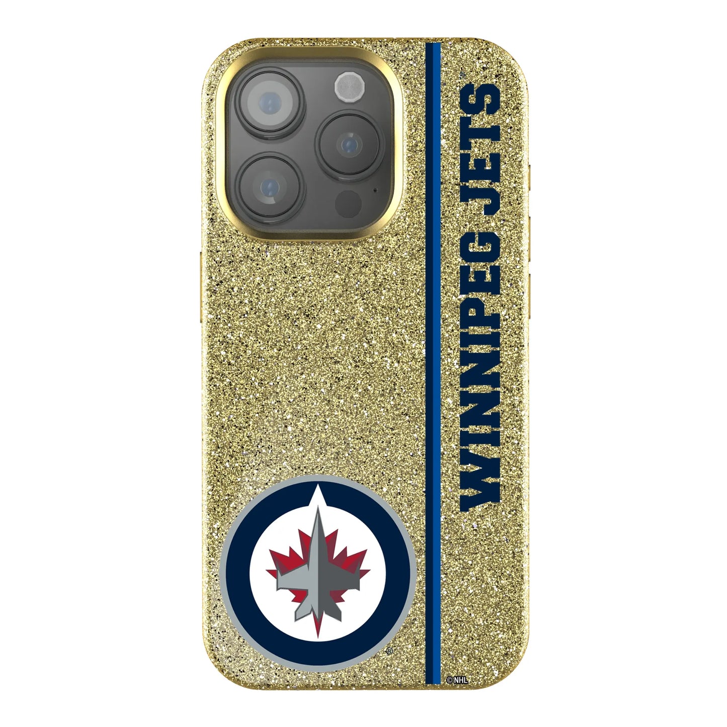 Winnipeg Jets Sidebar Bling Phone Case for Apple iPhone