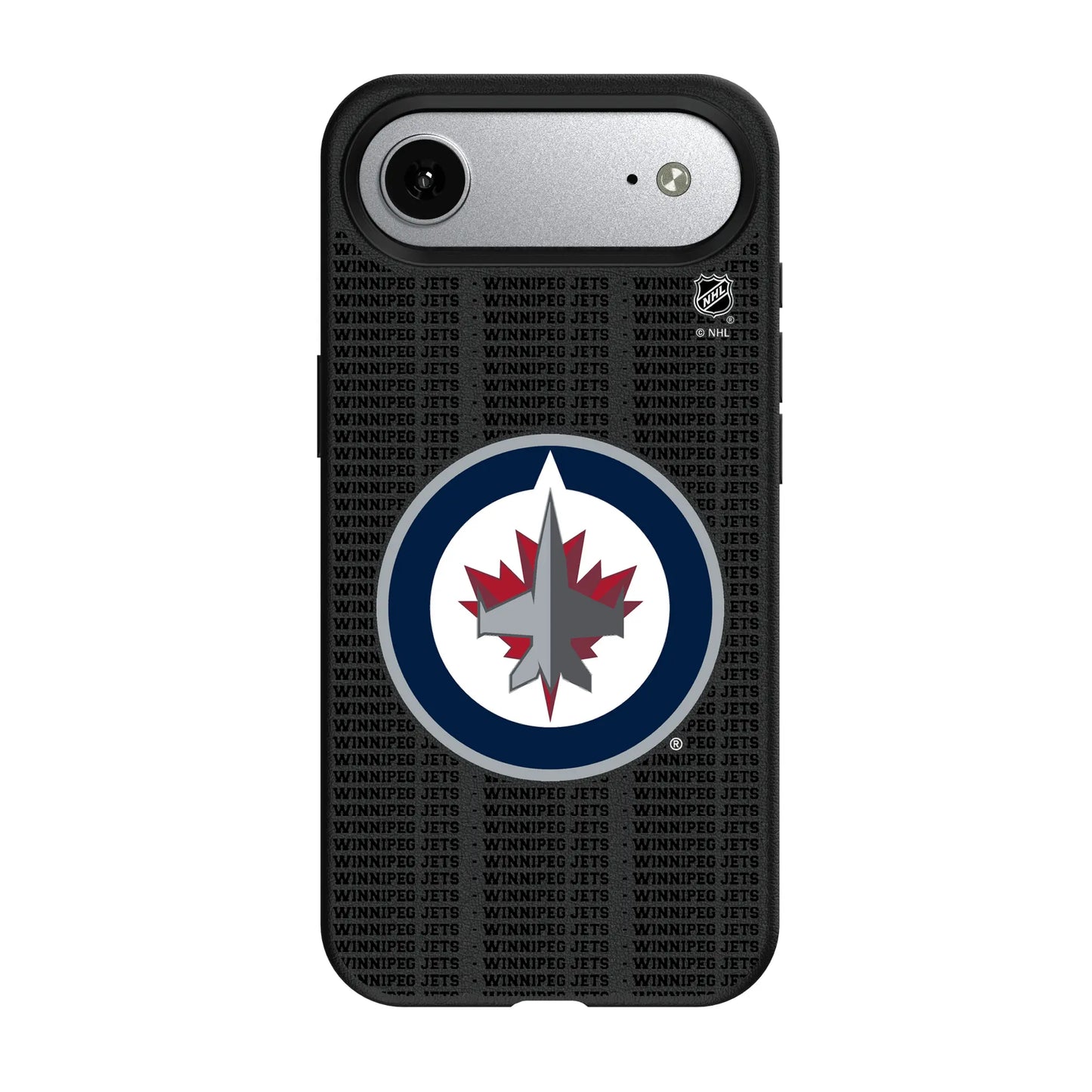 Winnipeg Jets Text Backdrop MagSafe Compatible Phone Case for Apple iPhone