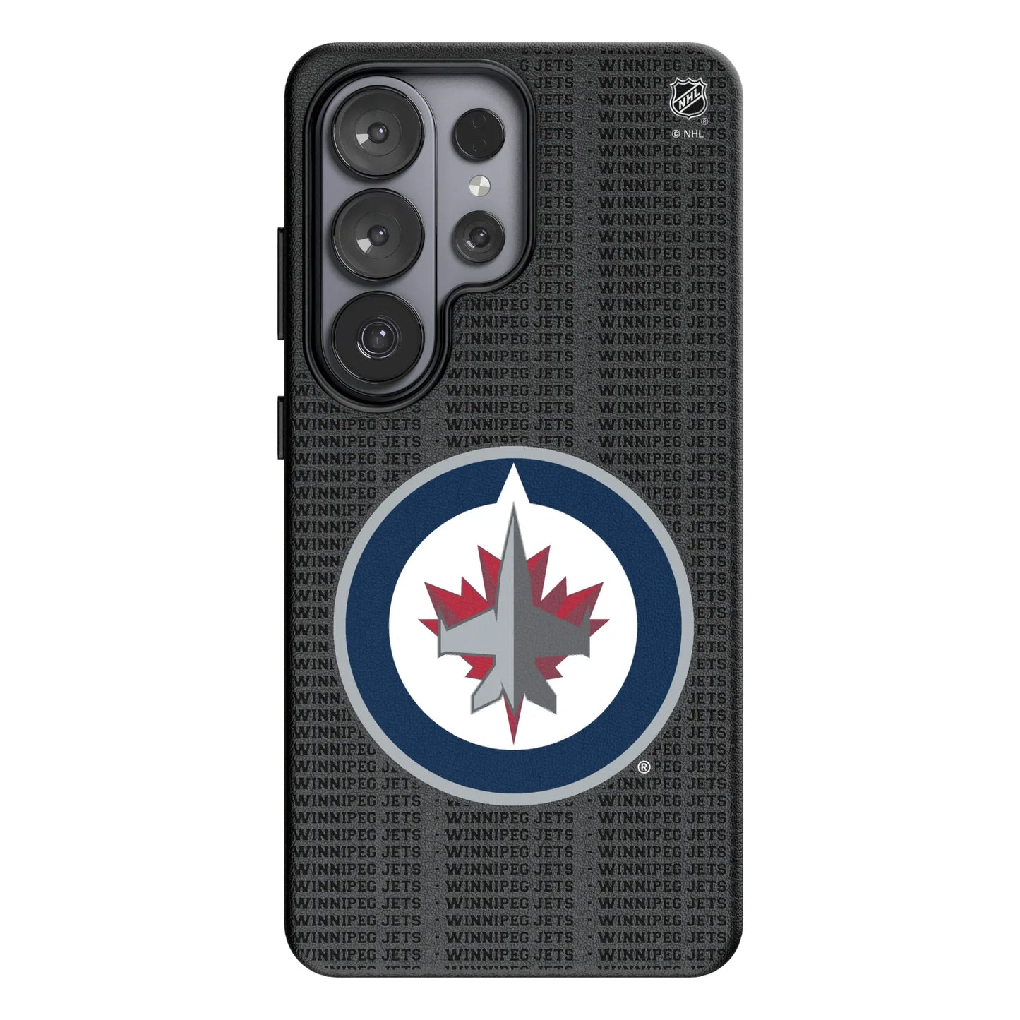 Winnipeg Jets Text Backdrop MagSafe Compatible Phone Case for Samsung Galaxy