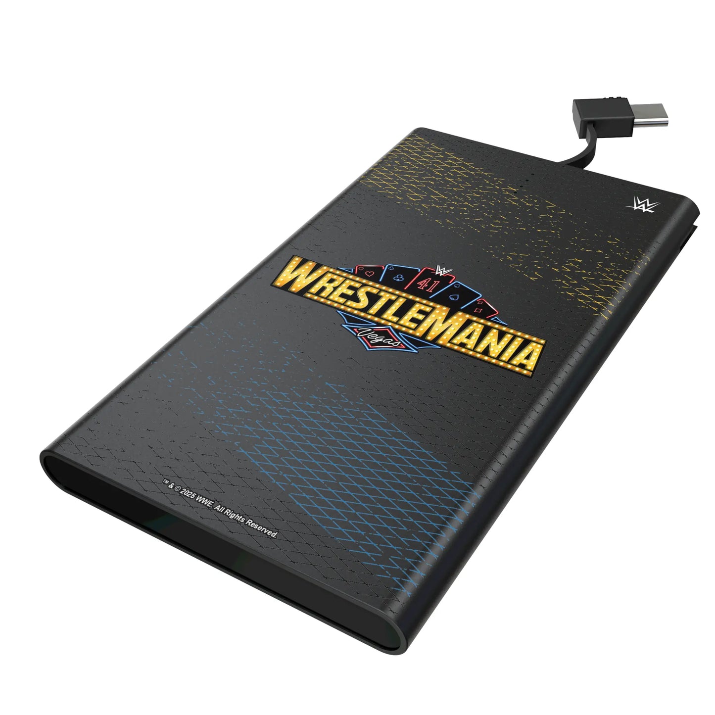 WrestleMania 41 Steel 5000mAh Flat Powerbank
