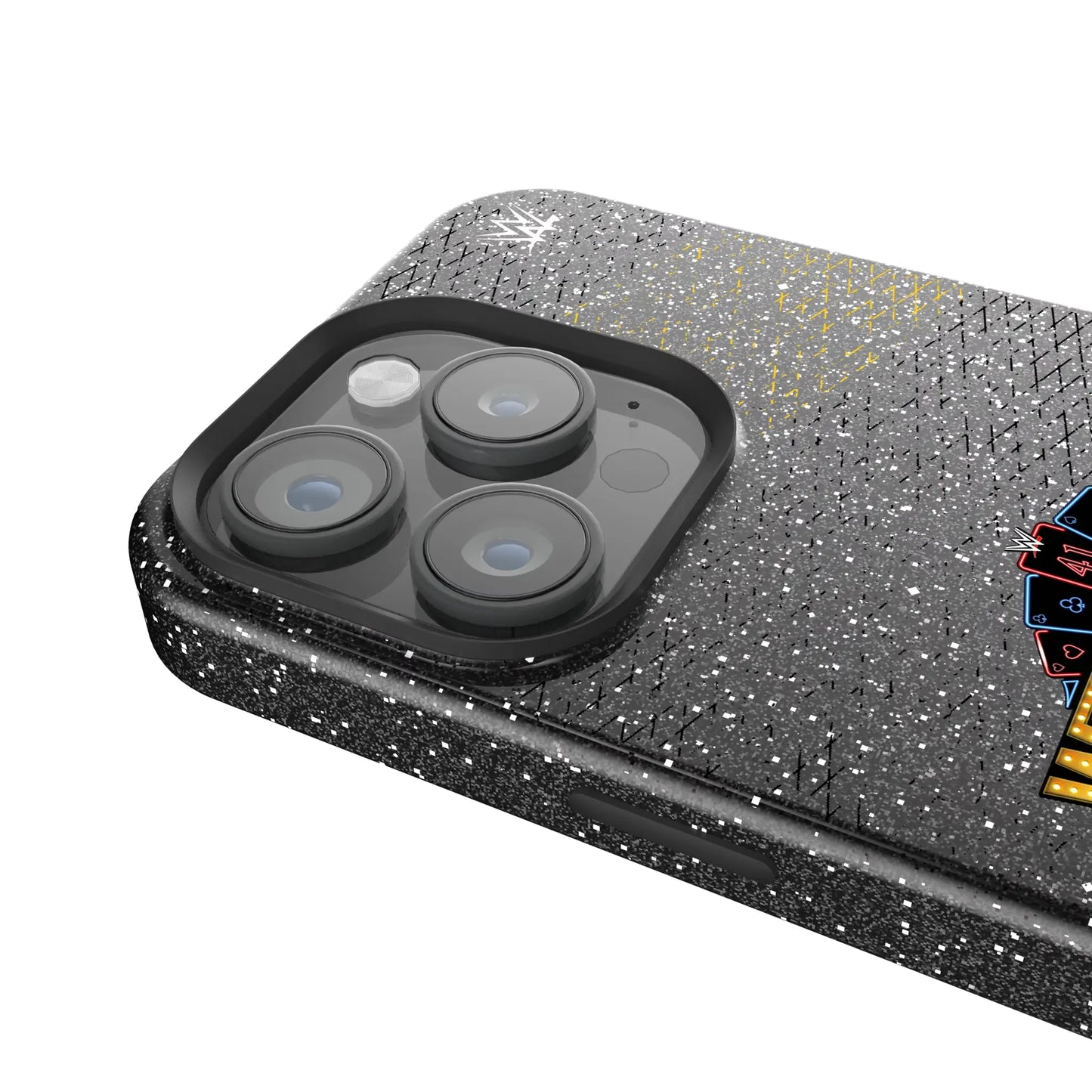 WrestleMania 41 Steel Black Bling Phone Case for Apple iPhone