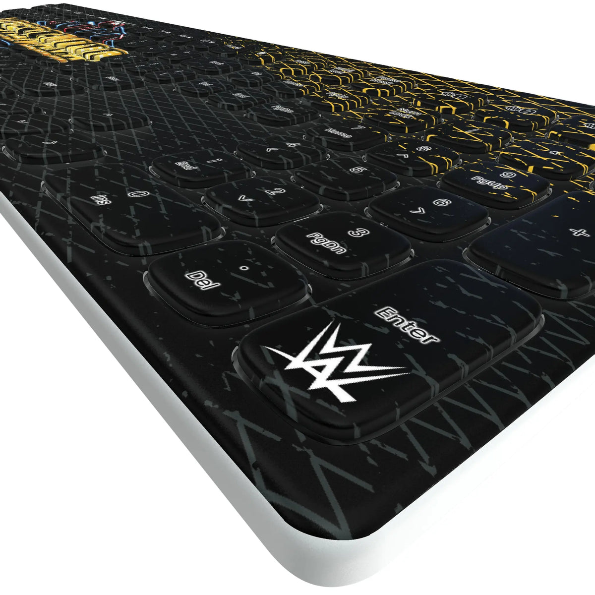 WrestleMania 41 Steel Curved Wireless Keyboard