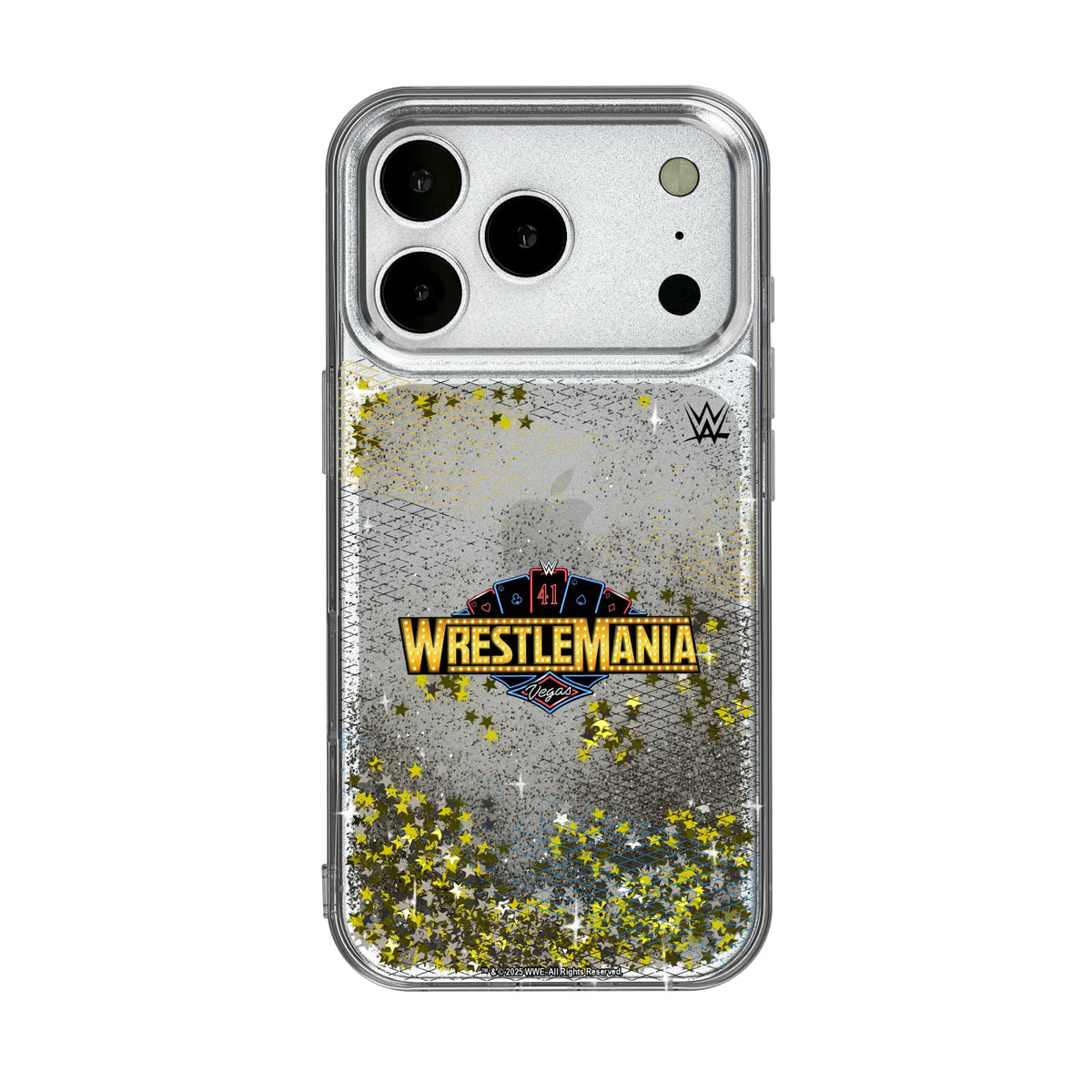 WrestleMania 41 Steel Glitter Phone Case for Apple iPhone