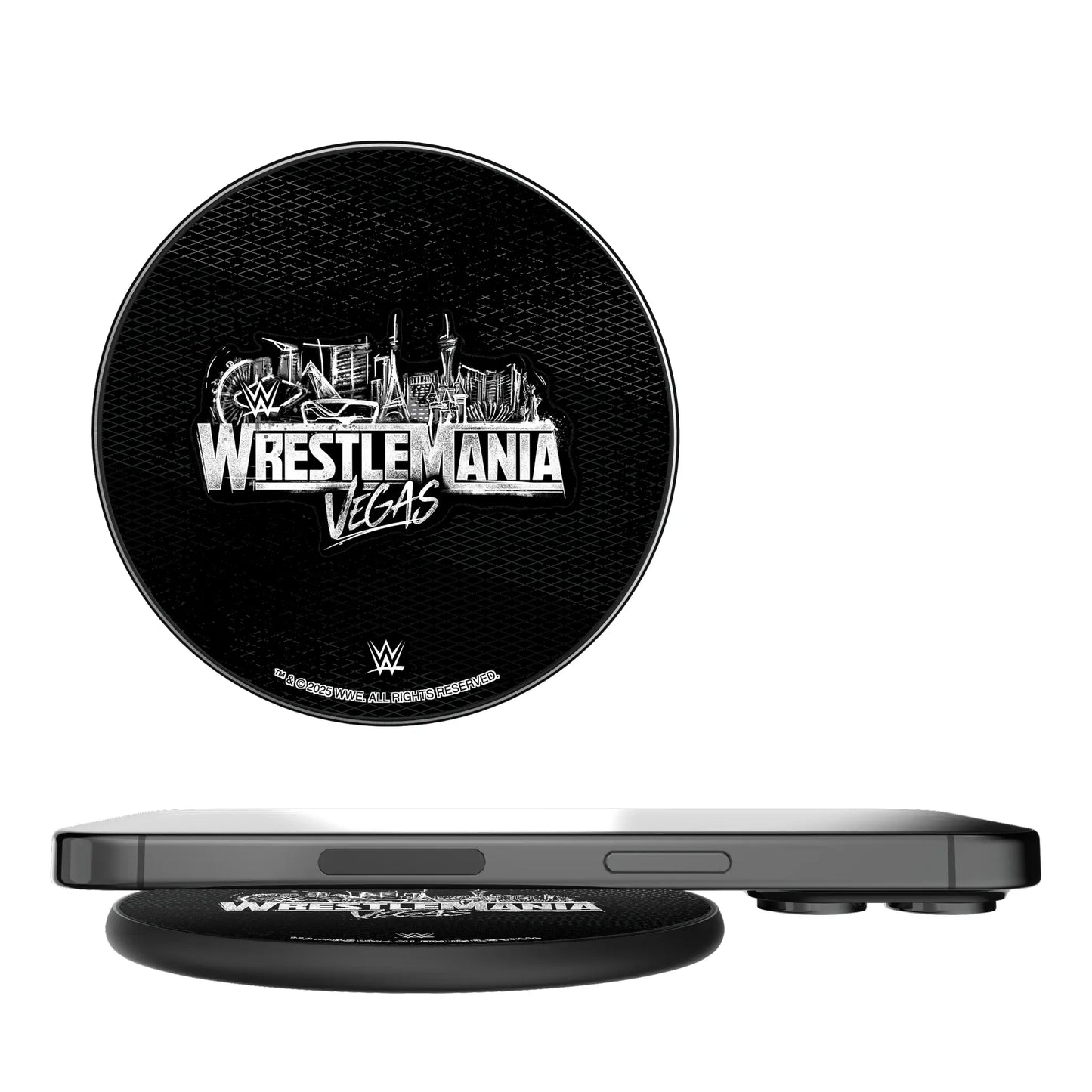 WrestleMania 42 Steel 15-Watt Wireless Charger