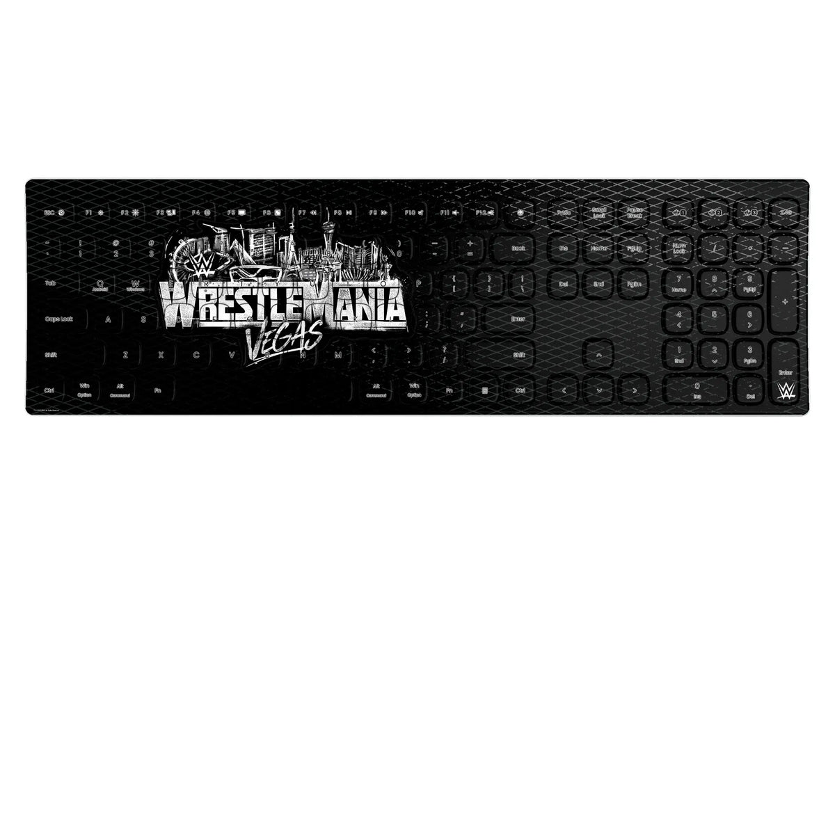 WrestleMania 42 Steel Curved Wireless Keyboard