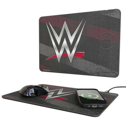 WWE Steel 15-Watt Wireless Charger and Mouse Pad