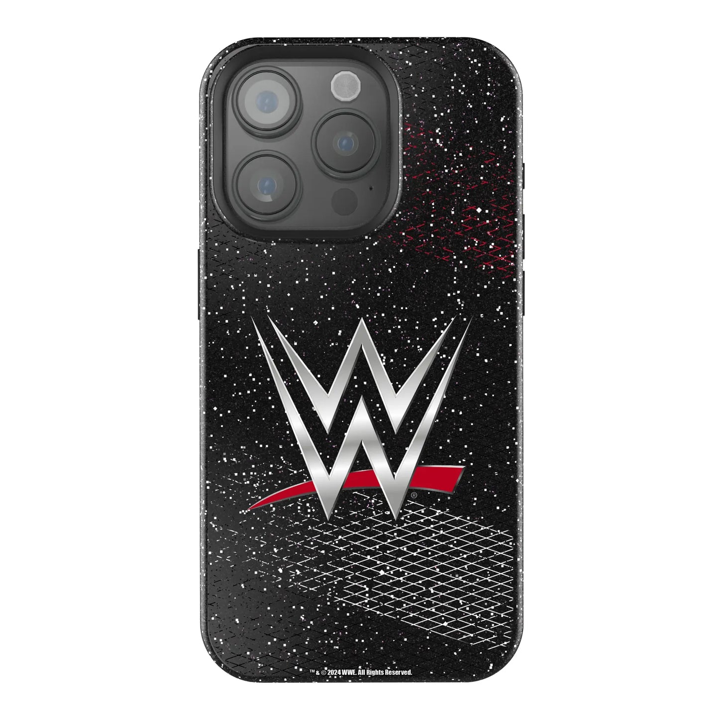 WWE Steel Black Bling Phone Case for Apple iPhone