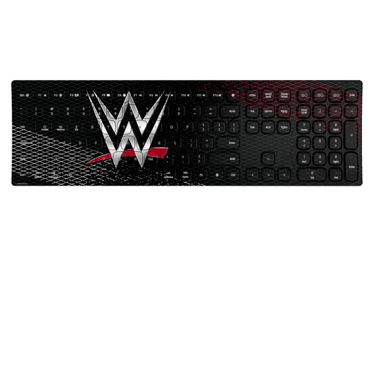 WWE Steel Curved Wireless Keyboard